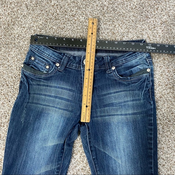 R&L Jeans Sz 7 Embellished rhinestone Pockets - Picture 5 of 14